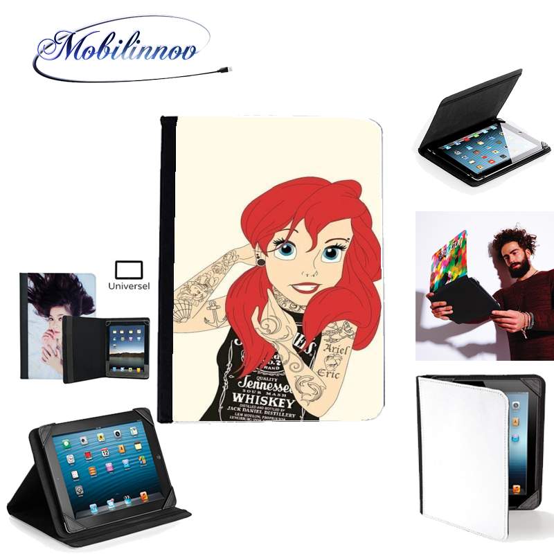 Étui Universel Tablette pour Ariel tattoo Jack Daniels