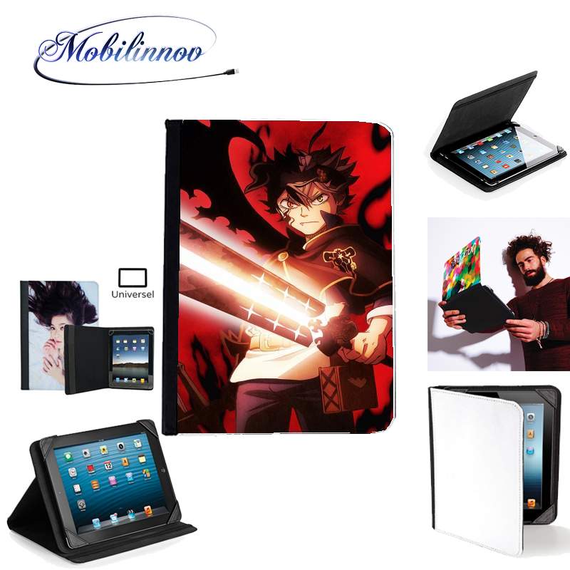 Étui Universel Tablette pour Black Clover Asta The Demon