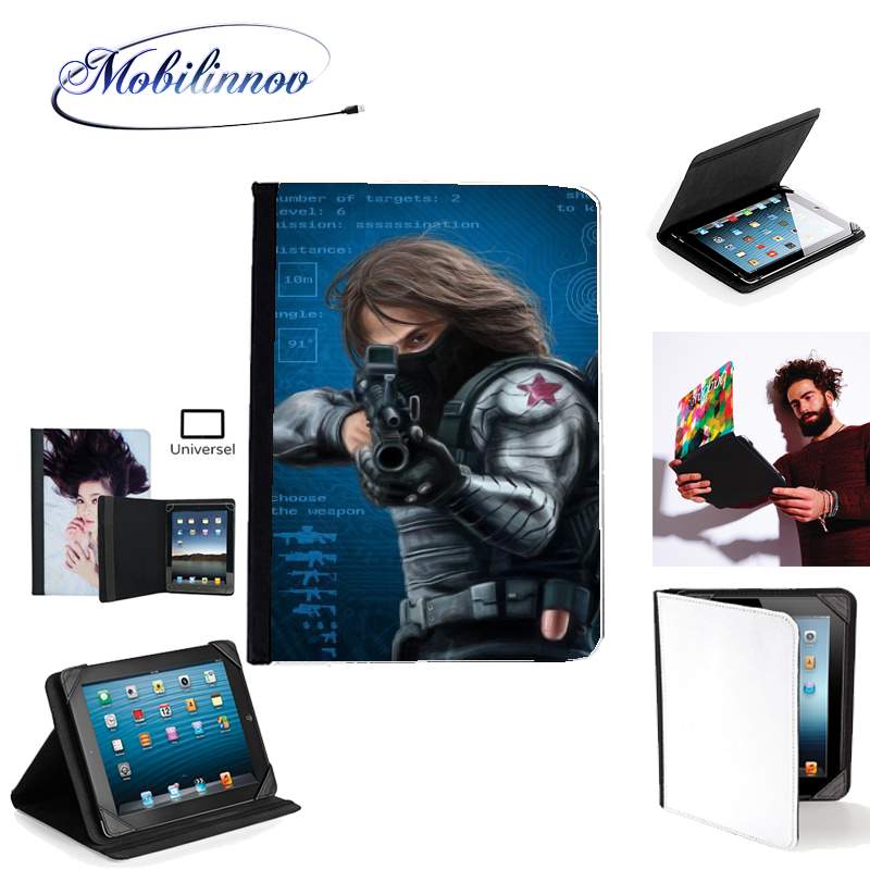 Étui Universel Tablette pour Bucky Barnes Aka Winter Soldier