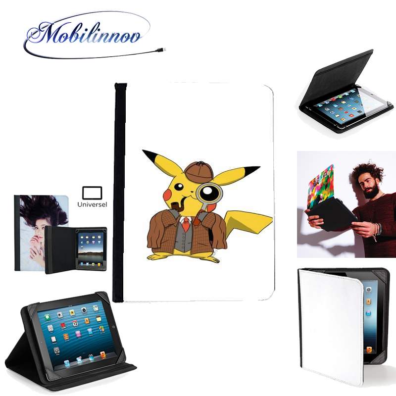 Étui Universel Tablette pour Detective Pikachu x Sherlock