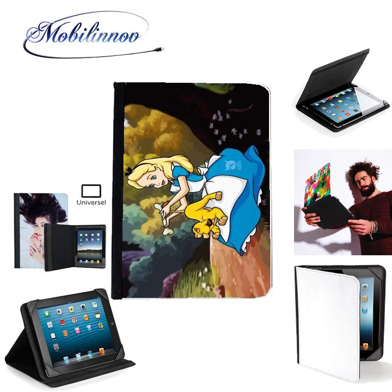 Étui Universel Tablette pour Disney Hangover Alice and Simba