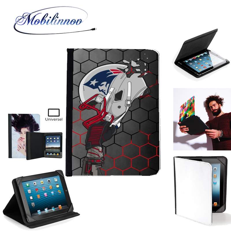 Étui Universel Tablette pour Football Helmets New England