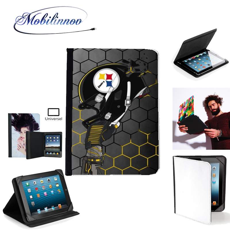 Étui Universel Tablette pour Football Helmets Pittsburgh