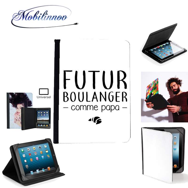 Étui Universel Tablette pour Futur boulanger comme papa