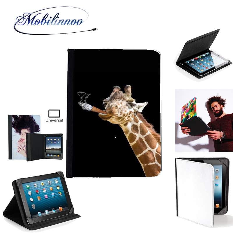 Étui Universel Tablette pour Girafe smoking cigare