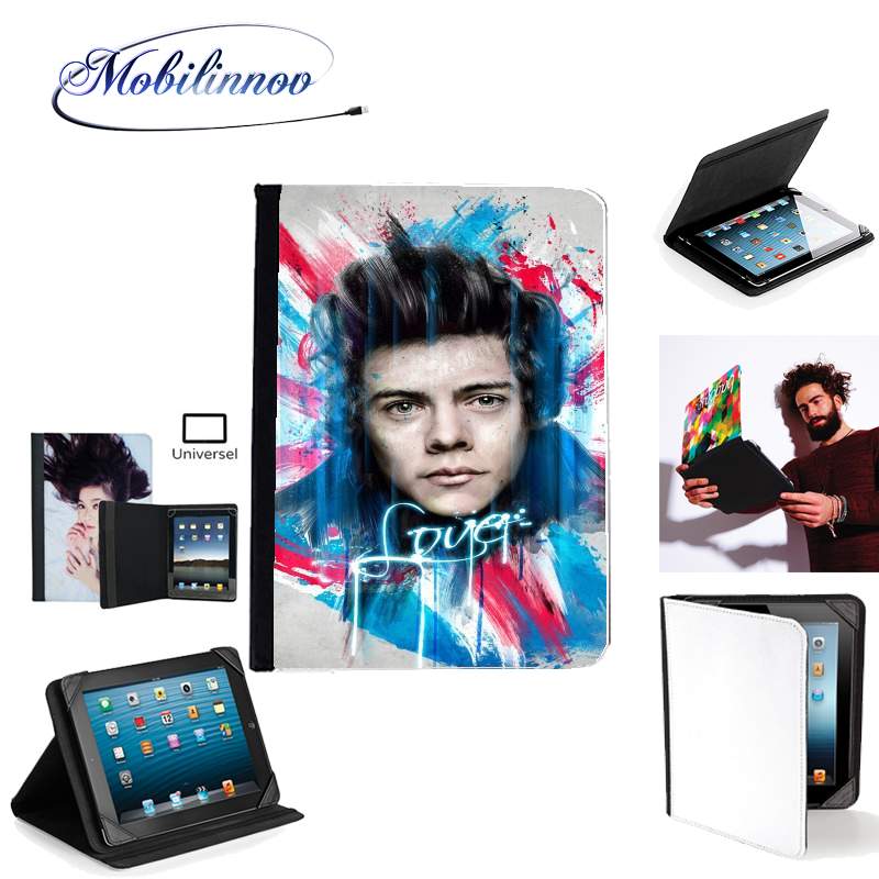 Étui Universel Tablette pour Harry Union Jack peinture