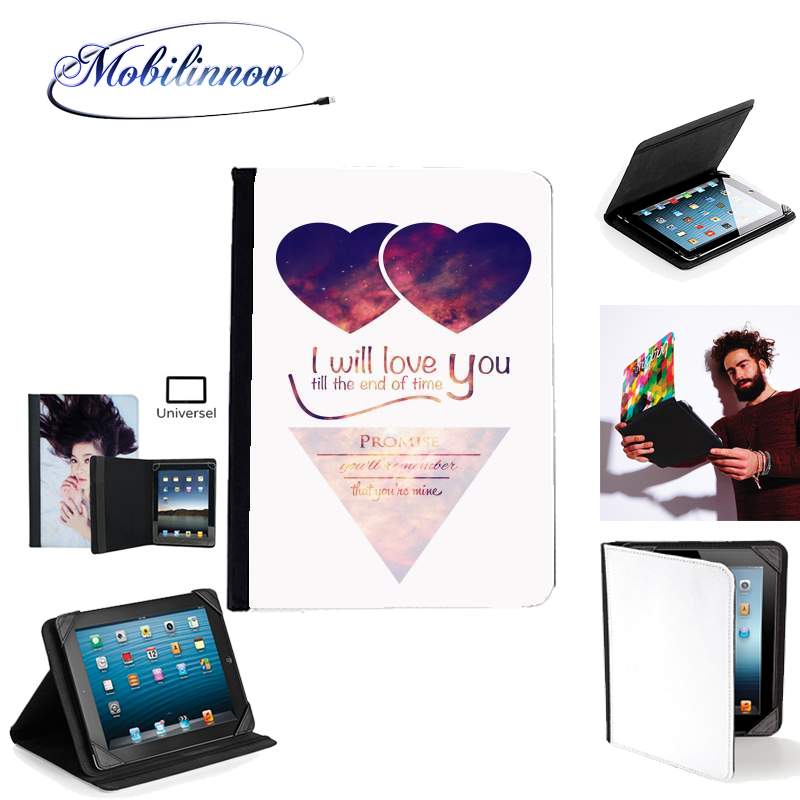 Étui Universel Tablette pour I will love you