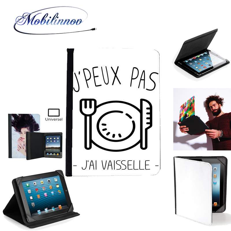 Étui Universel Tablette pour Je peux pas j'ai vaisselle