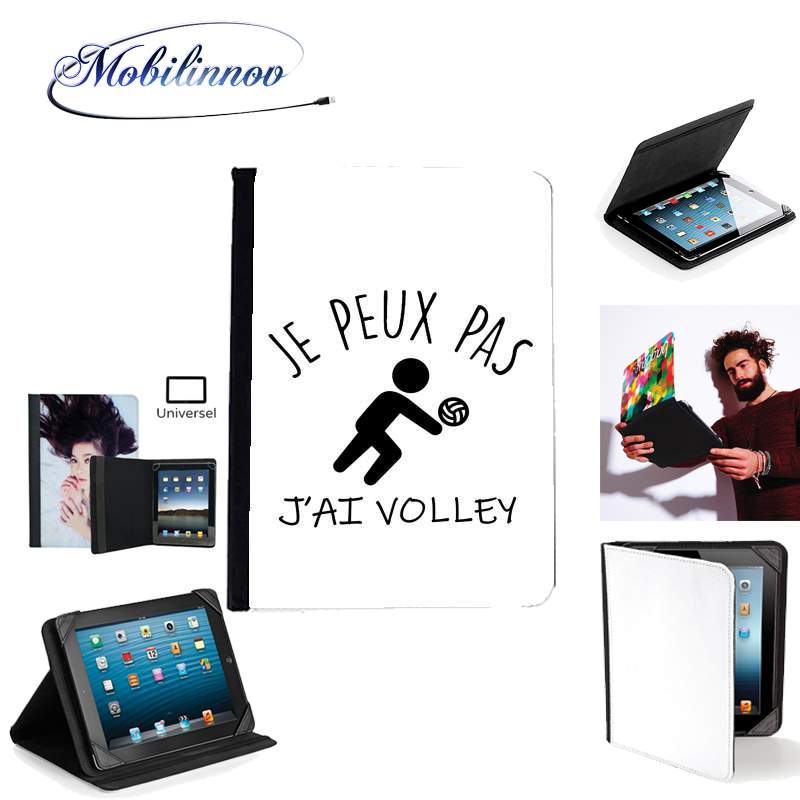 Étui Universel Tablette pour Je peux pas j'ai volleyball