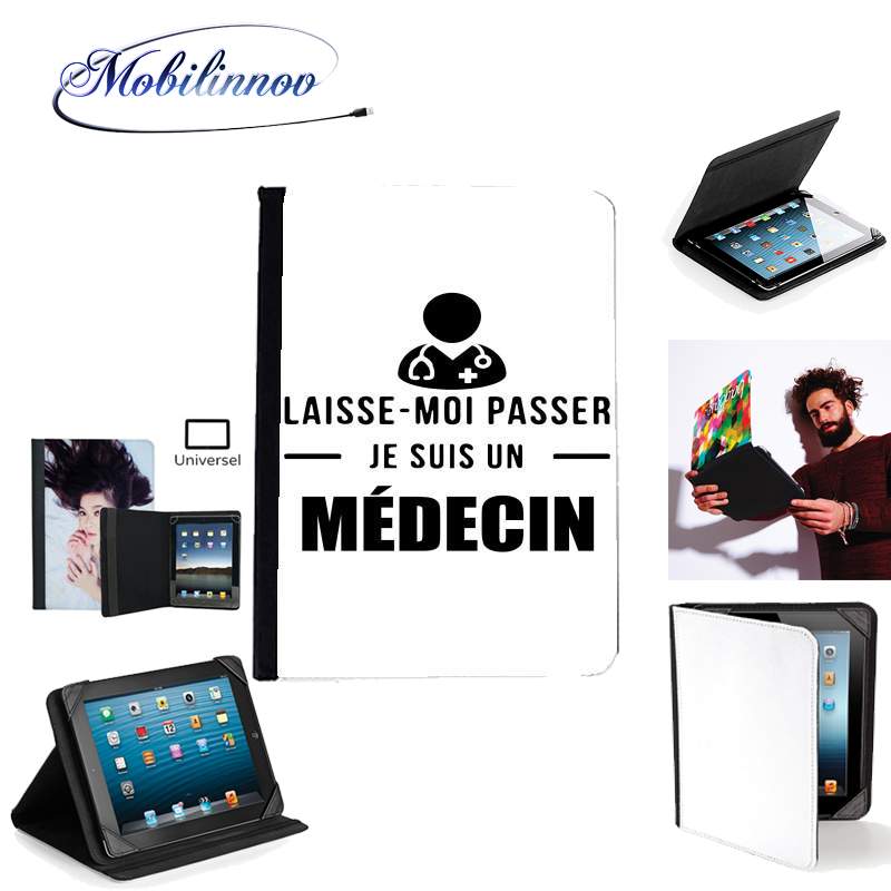 Étui Universel Tablette pour Laisse moi passer je suis medecin