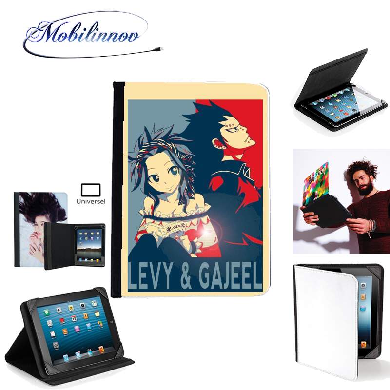 Étui Universel Tablette pour Levy et Gajeel Fairy Love