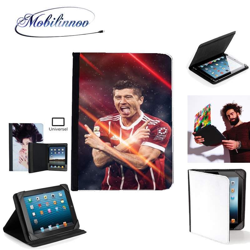 Étui Universel Tablette pour lewandowski football player