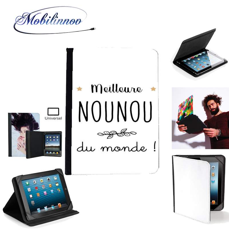 Étui Universel Tablette pour Meilleure nounou du monde