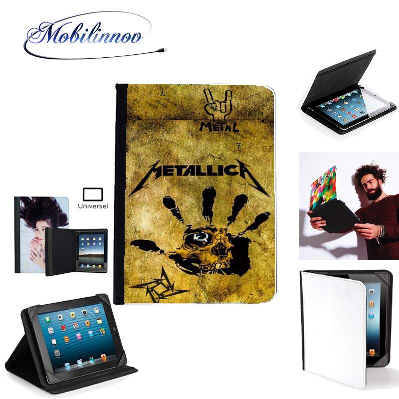 Étui Universel Tablette pour Metallica Fan Hard Rock