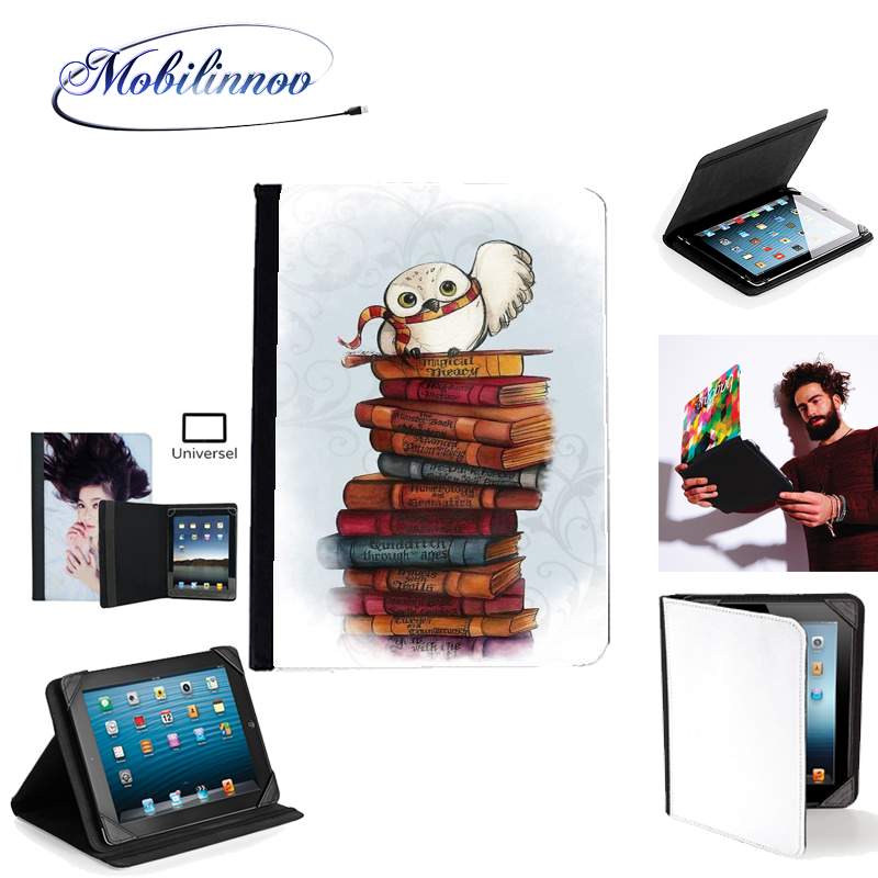 Étui Universel Tablette pour Owl and Books