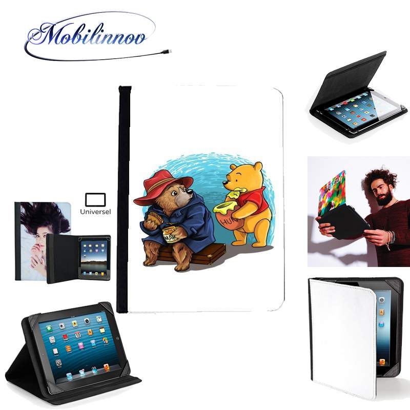 Étui Universel Tablette pour Paddington x Winnie the pooh