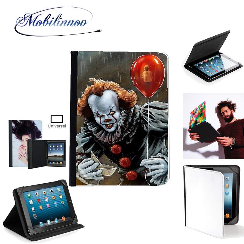 Étui Universel Tablette pour Pennywise Ca Clown Red Ballon