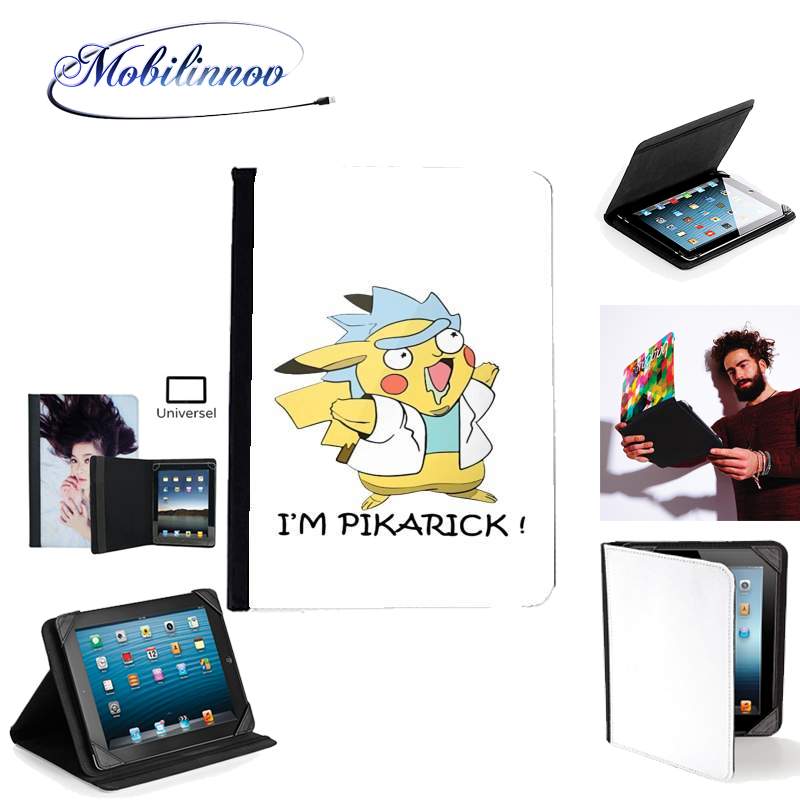 Étui Universel Tablette pour Pikarick - Rick Sanchez And Pikachu 