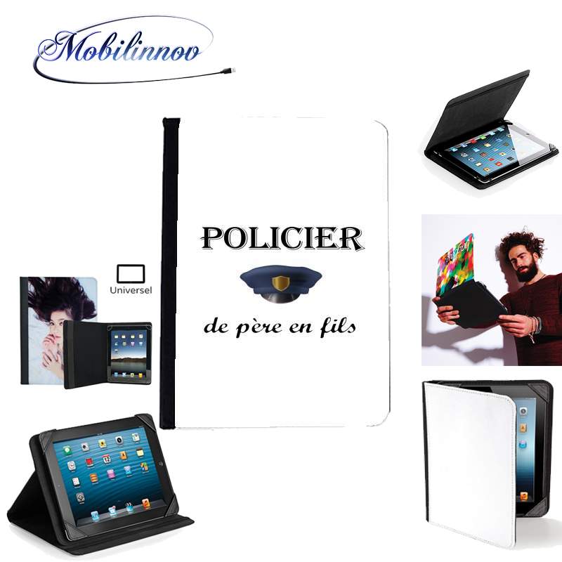 Étui Universel Tablette pour Policier de pere en fils