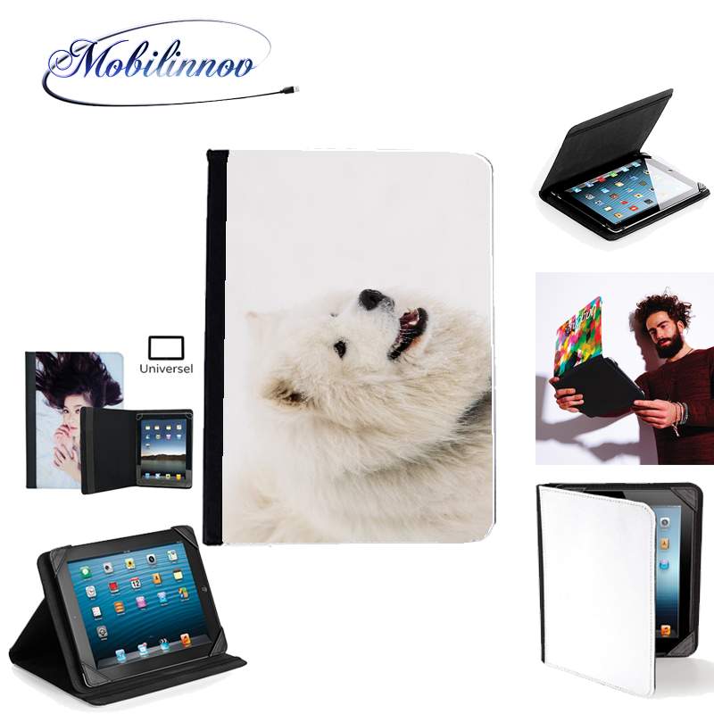 Étui Universel Tablette pour samoyede dog