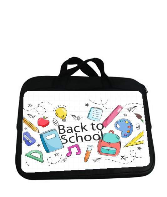 Housse pour tablette avec poignet pour Back to school background drawing