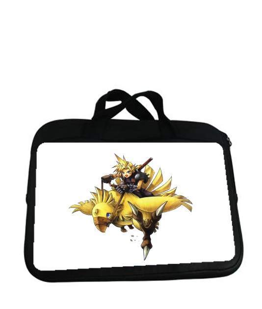 Housse pour tablette avec poignet pour Chocobo and Cloud