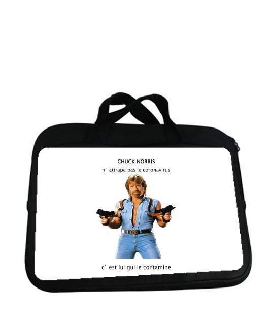 Housse pour tablette avec poignet pour Chuck Norris Against Covid