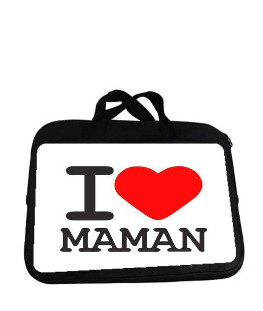 Housse pour tablette avec poignet pour I love Maman