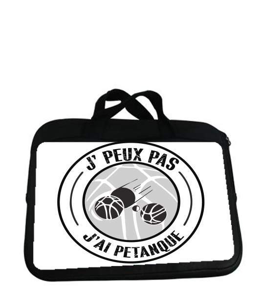 Housse pour tablette avec poignet pour Je peux pas j ai pétanque