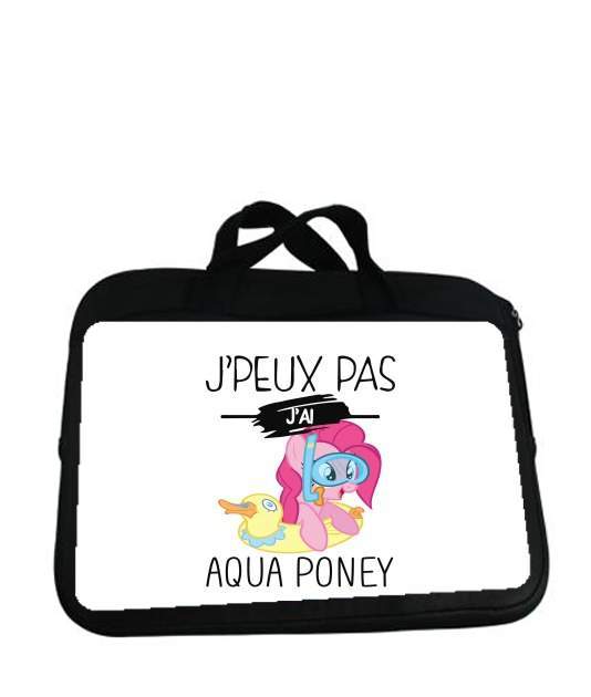 Housse pour tablette avec poignet pour Je peux pas jai aqua poney girly