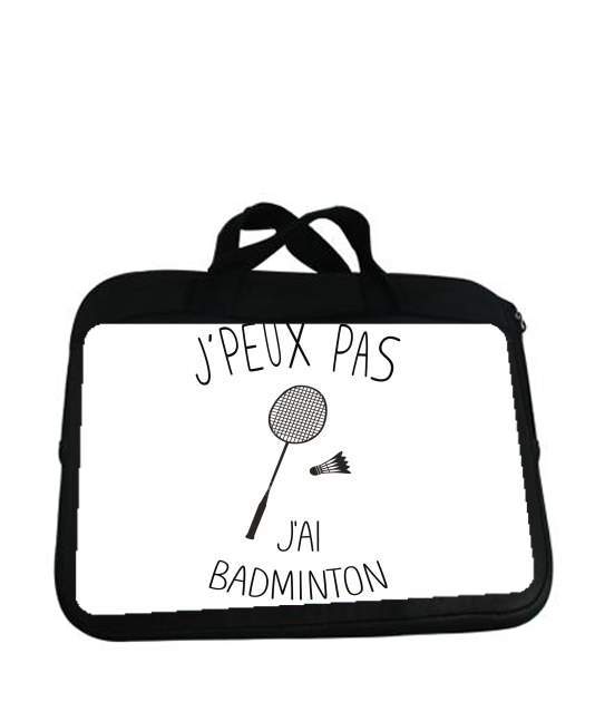 Housse pour tablette avec poignet pour Je peux pas j'ai badminton