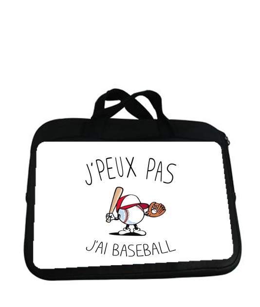 Housse pour tablette avec poignet pour Je peux pas j'ai Baseball