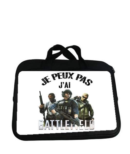 Housse pour tablette avec poignet pour Je peux pas j'ai battlefield