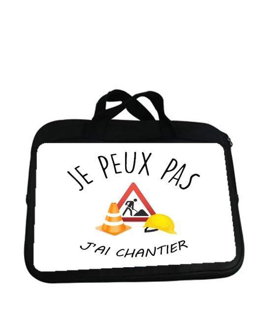 Housse pour tablette avec poignet pour Je peux pas j'ai chantier