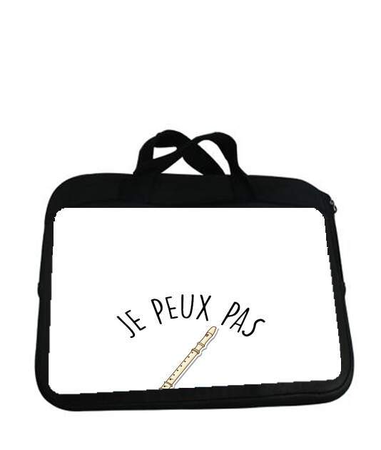 Housse pour tablette avec poignet pour Je peux pas j'ai flûte