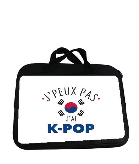 Housse pour tablette avec poignet pour Je peux pas j'ai Kpop