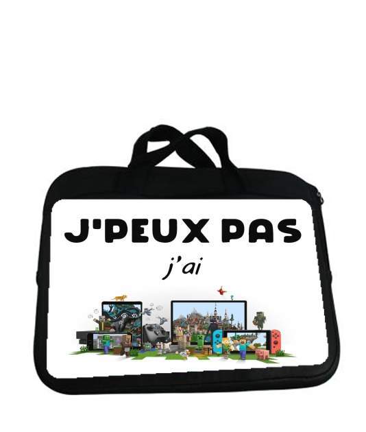 Housse pour tablette avec poignet pour Je peux pas jai minecraft