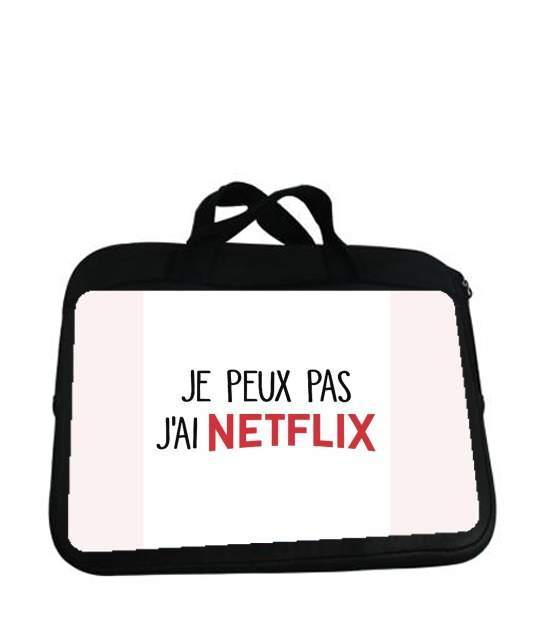 Housse pour tablette avec poignet pour Je peux pas j'ai Netflix