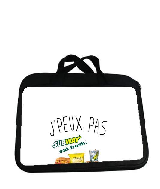 Housse pour tablette avec poignet pour Je peux pas j'ai subway