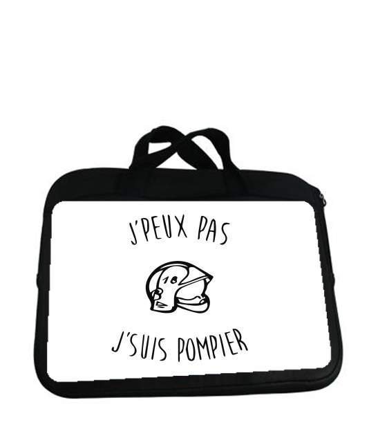 Housse pour tablette avec poignet pour Je peux pas je suis pompier