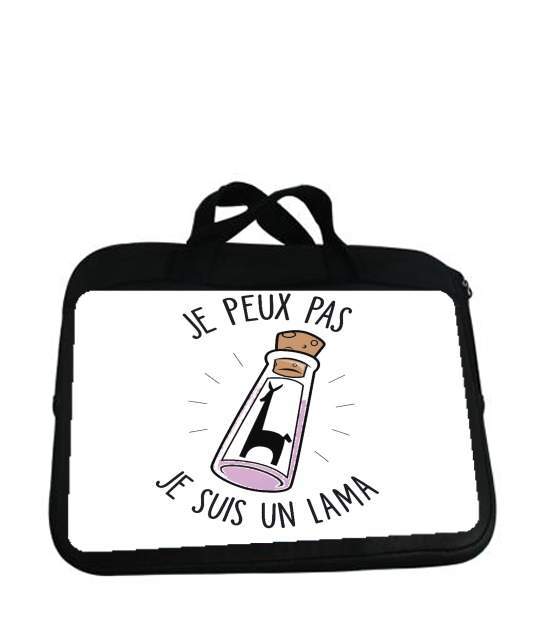 Housse pour tablette avec poignet pour Je peux pas je suis un lama - Kuzko