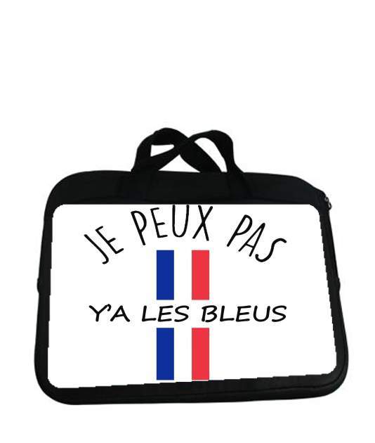 Housse pour tablette avec poignet pour Je peux pas y'a les bleus