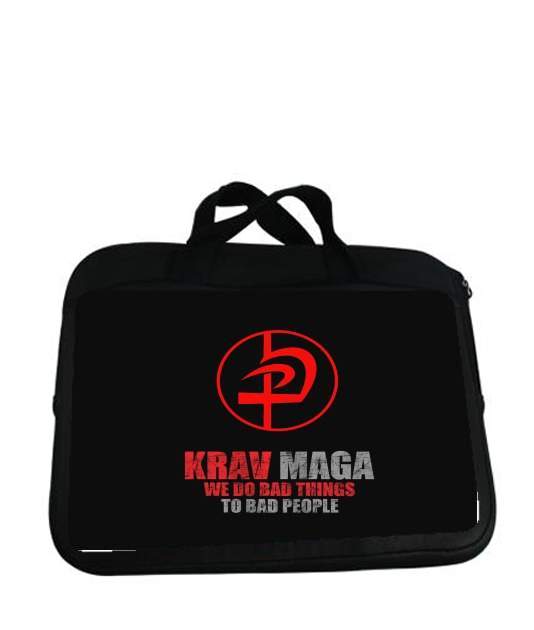 Housse pour tablette avec poignet pour Krav Maga Bad Things to bad people