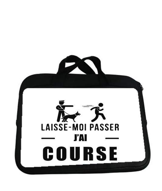 Housse pour tablette avec poignet pour Laisse moi passer jai course Policier et Criminel