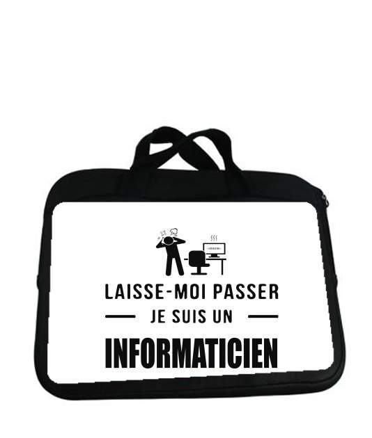 Housse pour tablette avec poignet pour Laisse moi passer je suis informaticien cadeau