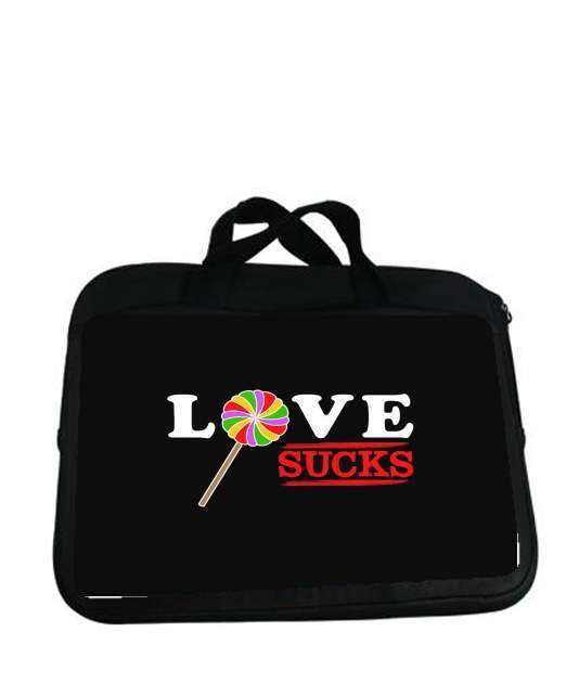 Housse pour tablette avec poignet pour Love Sucks