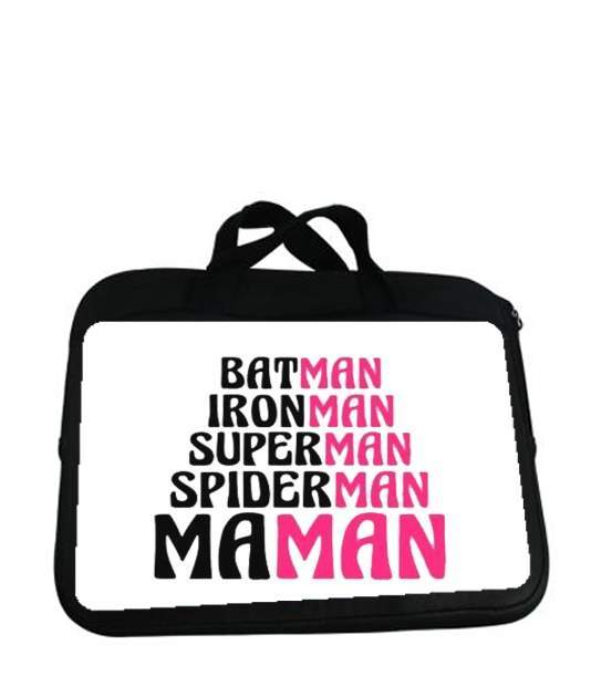 Housse pour tablette avec poignet pour Maman Super heros