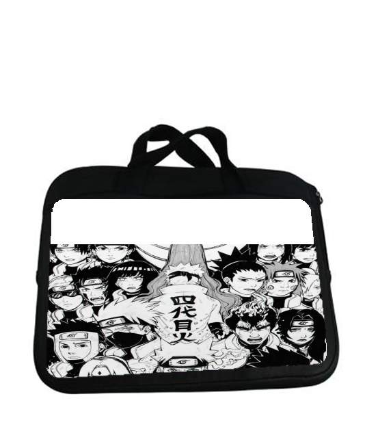 Housse pour tablette avec poignet pour Naruto Black And White Art