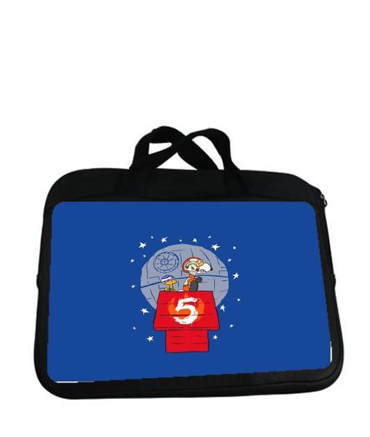 Housse pour tablette avec poignet pour Peanut Snoopy x StarWars