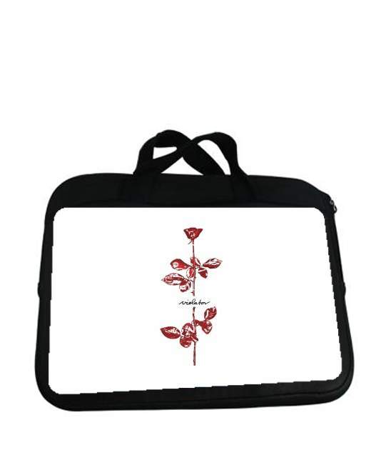 Housse pour tablette avec poignet pour Violator Pink Flowers